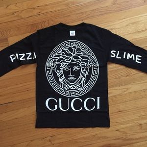 Pizza Slime’s VersaceGucciLouisVuittonChanel Shirt